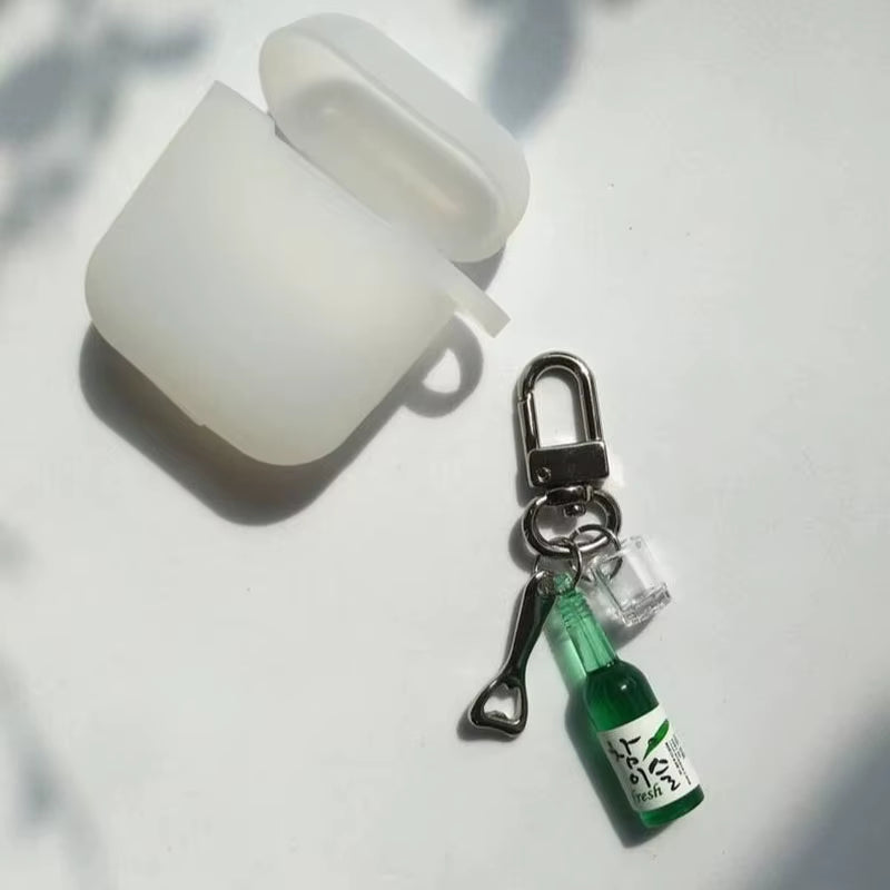 Korean Soju Shot Glass Bottle Opener Keychain Drink Bottle Funny