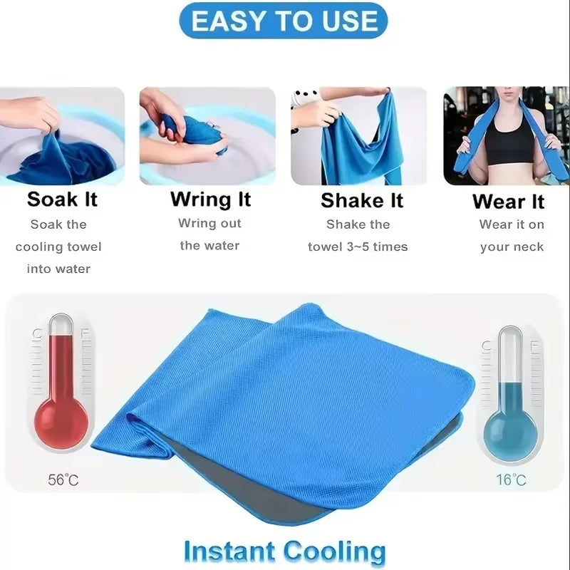 Cold Towel Outdoor Sports Towel Sweat Towel Fitness Cooling Towel