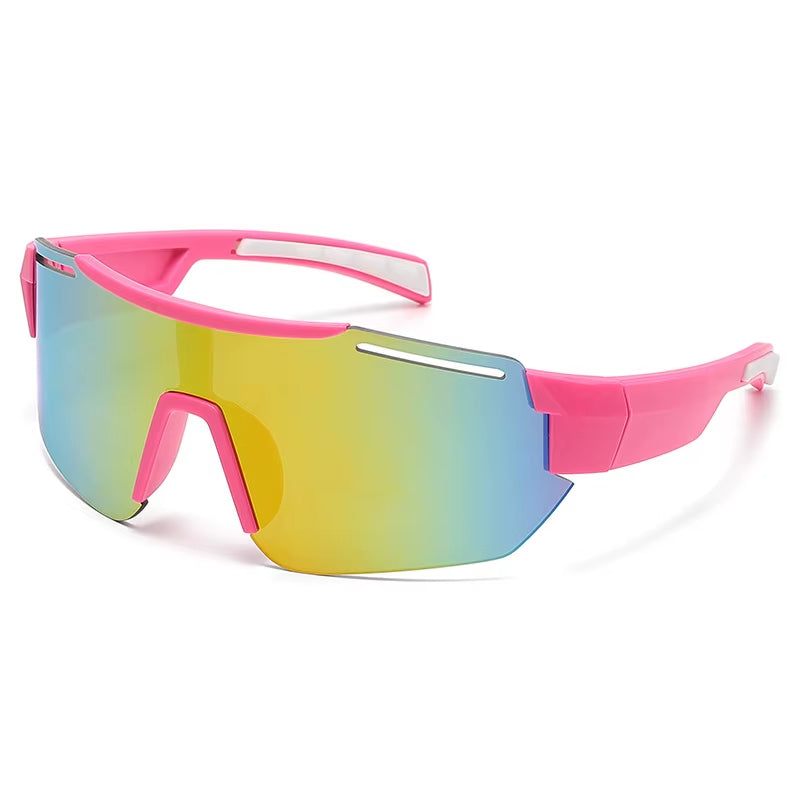 Cycling Sports Glasses Colorful Cycling Sports Glasses Integrated Sunglasses Outdoor Casual Cycling Windproof Sports